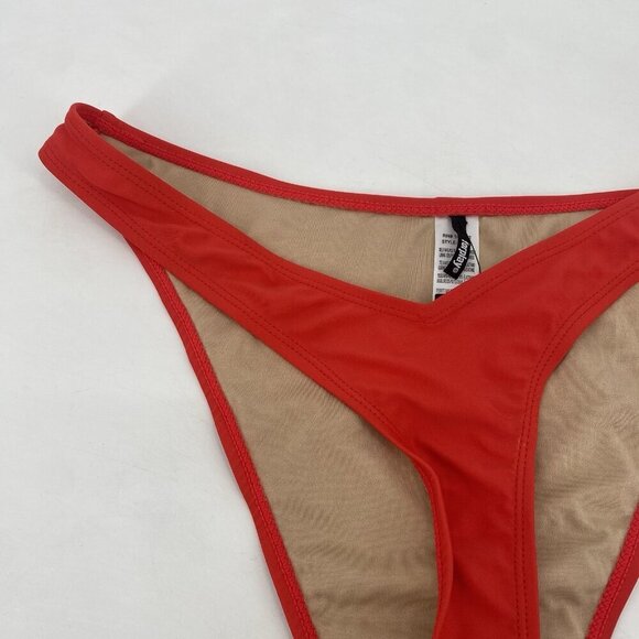 Foreplay Size XL Cheeky Bikini Bottoms Red NWT - Picture 3 of 7